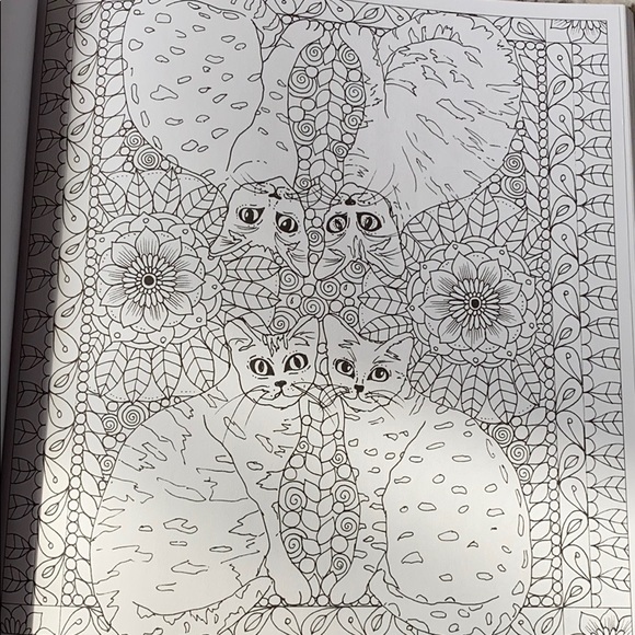 🐱Zendoodle Colorscapes Coloring Book + 14 markers - Picture 3 of 5